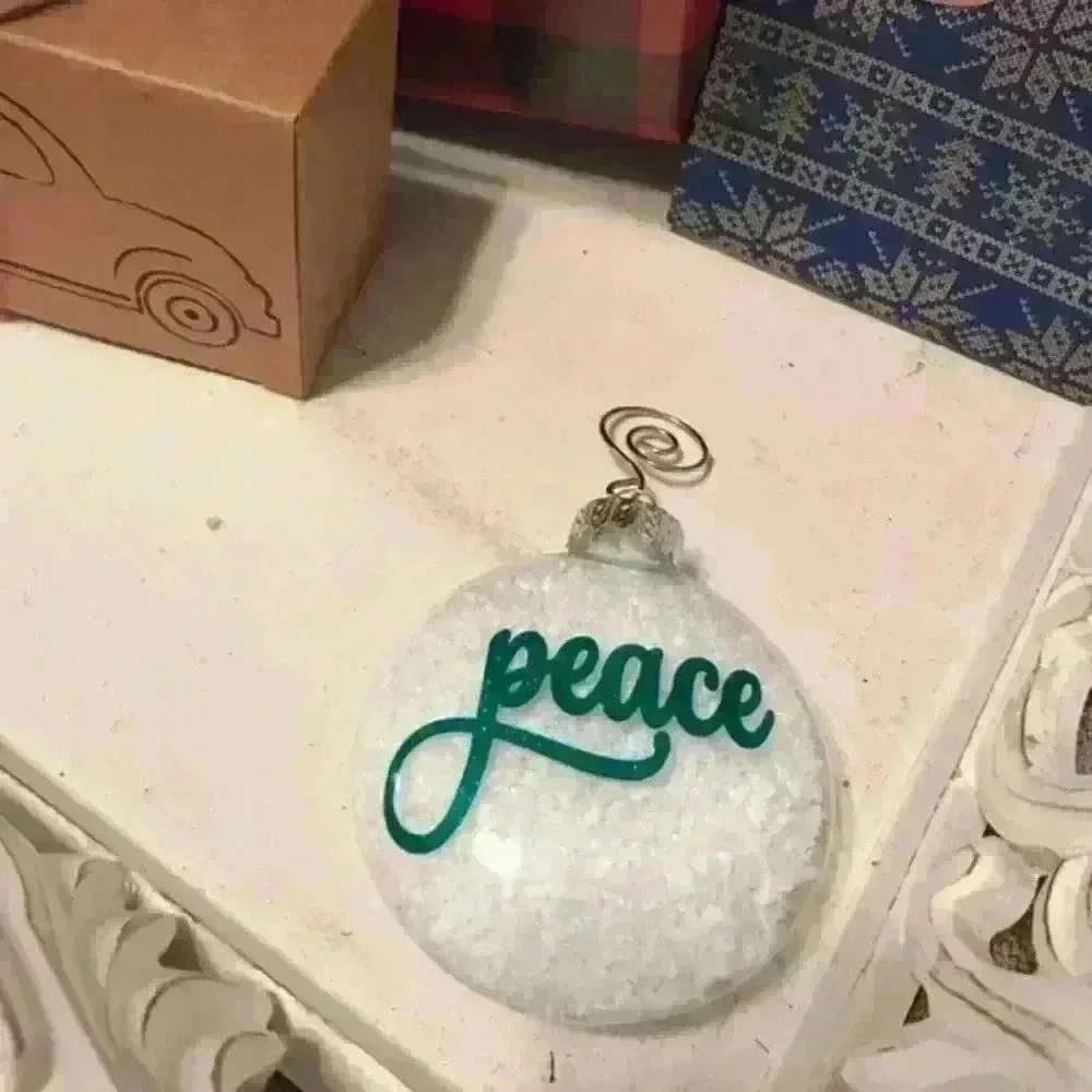 NWOT Peace Ornament - free w any purchase
